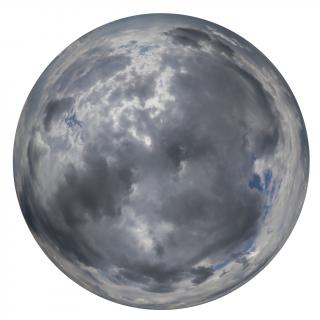 HDRi Skydome of Overcast Sky 12K 